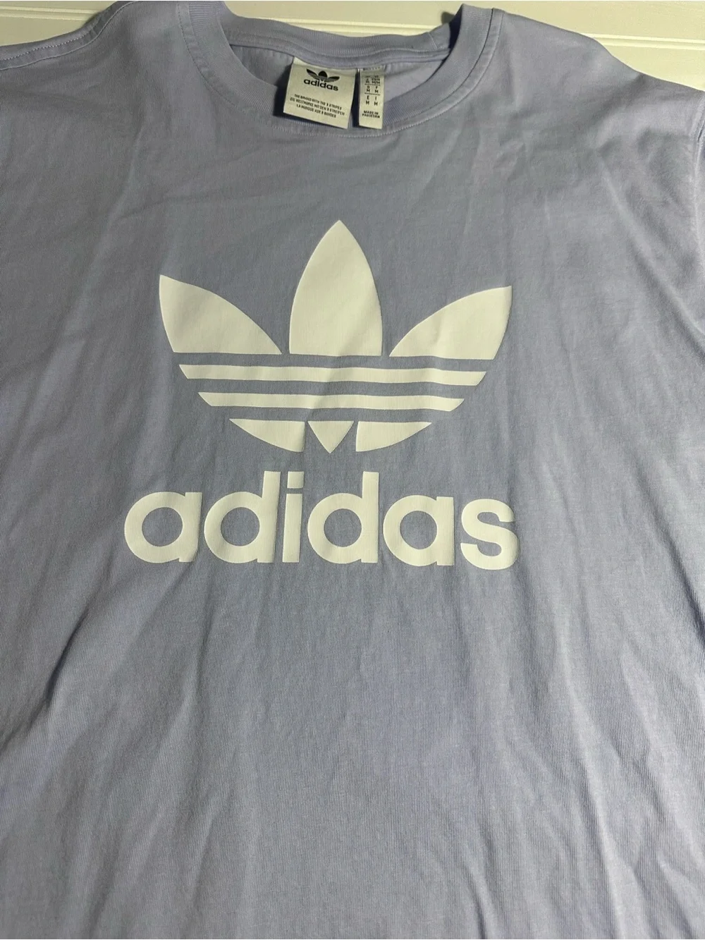 Adidas blue Trefoil T shirt men’s medium